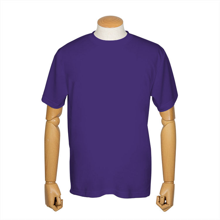 オリジナルプリントTシャツ(パープル)00085-CVT